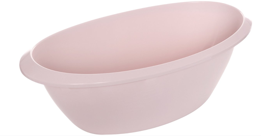 [408545] BAD, Baby bath, Blossom Pink, roze, uni, kunststof, +badstop, 40x24x78cm