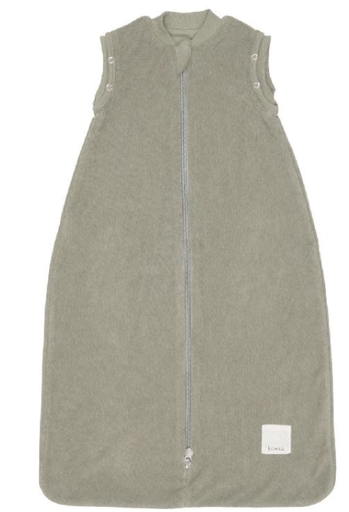 [461798] SLAAPZAK, 65cm, ZM, 0.5TOG, Royan sage, groen, badstof/jersey, 2 drukknopen om armopeningen te sluiten, 2023/24