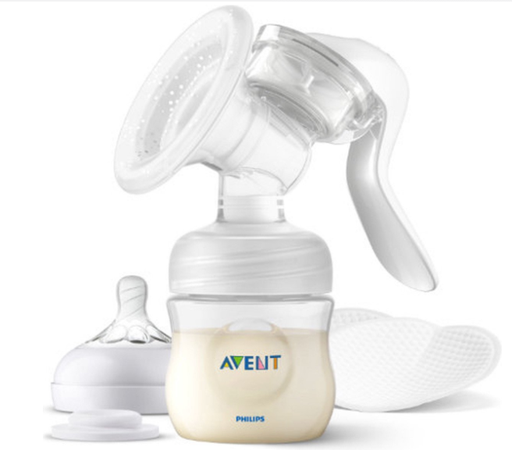 [465025] BORSTPOMP, manueel, Natural Response, Borstkolf, incl. fles: 1 stuk(s) van 125 ml, borstkolf, 2023