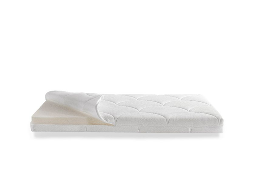 [332237] MATRAS, vr babybed 60x120, Beer, 11cm dik, polyetherschuim kern, 25 kg/m³, polyester hoes, afneembare hoes