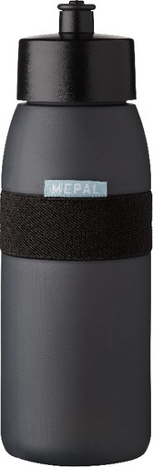 [462019] DRINKBEKER, 500 ml, sportbidon, nordic black, zwart, uni, PE, drinktuit, Ellipse, 1 stuk(s)