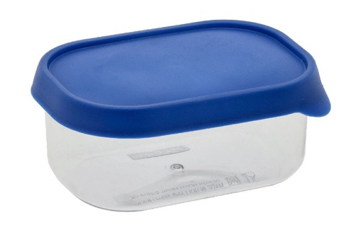 [462086] BROODDOOS, fruitbox, vivid blue, blauw, uni, 8x5x11.3cm, inclusief fruitvorkje, Take A Break