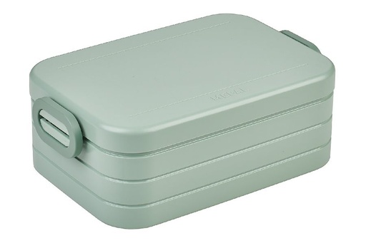 [462090] BROODDOOS, Lunchbox midi, nordic sage, groen, uni, ABS, clipsluiting, 12 x 6.5x 18.5cm, Take A Break