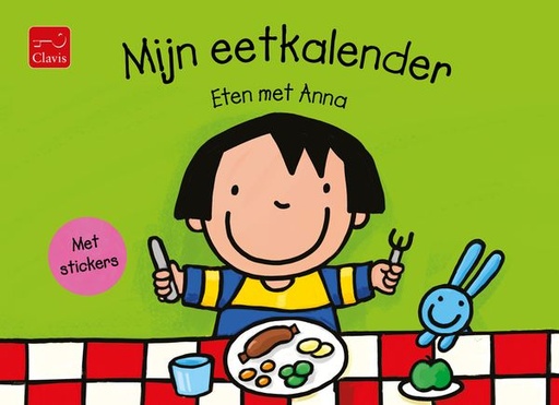 [447471] BELONINGSKALENDER, Mijn Eetkalender, Kathleen Amant, groen, 1 week /pagina, horizontaal model, 29 x 21 cm, kalender