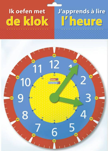 [313764] Deltas | Boek "Ik oefen met de klok" Doeboek