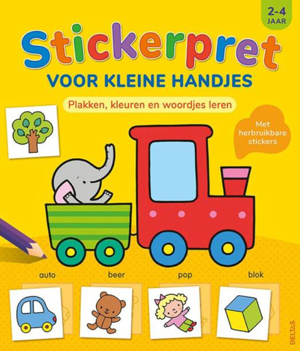 [368453] STICKERBOEK, stickerpret voor kleine handjes 2-4 jaar
