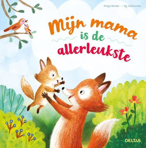 [435540] LEESBOEK, Mijn Mama Is De Allerleukste, Deltas, Katja Reider, multikleur, mama vos met haar kindje, karton, Boek