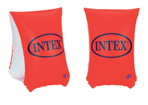 [68657] Intex | Zwembandjes Deluxe Arm Bands Oranje 3-6Y (18kg-30 kg) Opblaasbaar 23cmx15cm