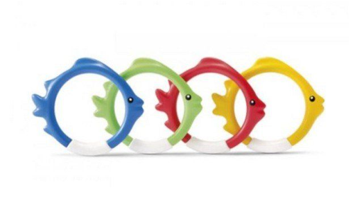 [320016] Intex | Zwemspeelgoed Duikringen Vis 4-pack