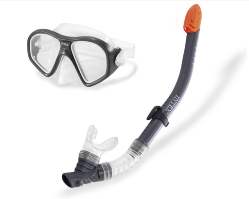 [348604] Intex | Zwemaccessoire Duikset Reef Rider Duikbril/Snorkel +14Y Zwart 2-delig