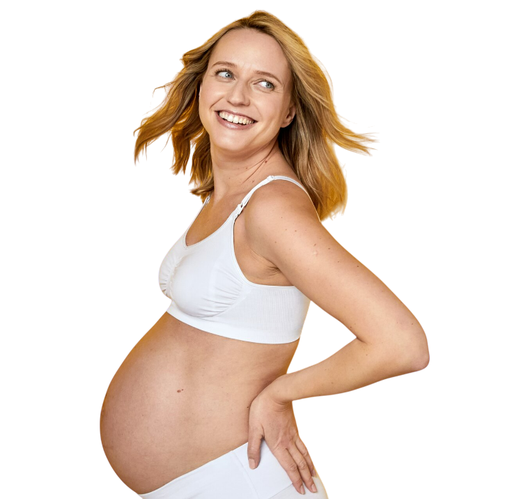 BORSTVOEDINGSBEHA, Keep Cool, M, wit, uni, nylon/elastan, zonder beugel, niet voorgev, meegroeiend, 2 ademende zones