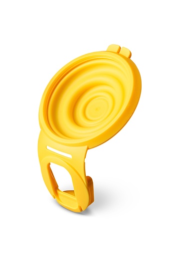 [470834] MEMBRAAN VOOR OPVANGCUP, vr borstpomp Freestyle Hands-free, geel, siliconen, 2 stuk(s)
