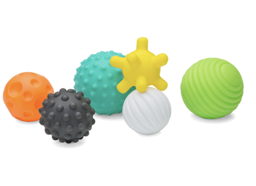 [304690] BAL, Textured Multi Ball Set, Sensory, multikleur, kunststof, vanaf 6 maanden