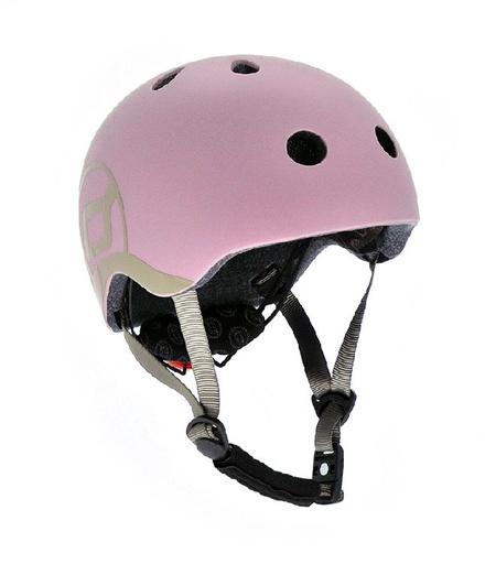 [385766] FIETSHELM, 45-51 cm, XS, rose, Glue on constructie, Hardshell constructie, met draaiknop, met padding