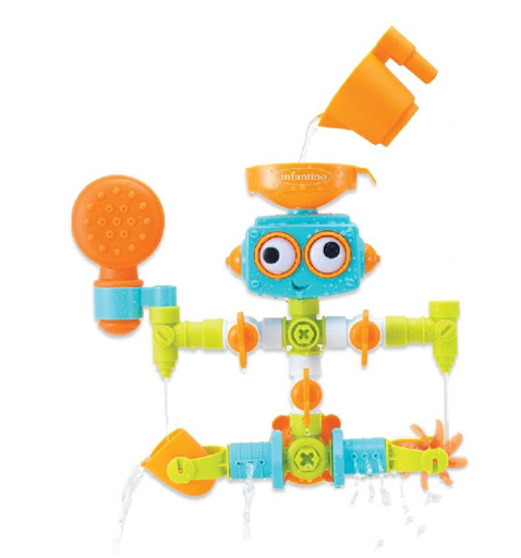 [388505] BADSPEELGOED, Senso Plug & Play Plumber Set, speelgoed, Sensory, wit/oranje/ groen/blauw,kunststof,+activities,+10m