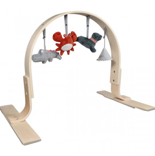[405377] SPEELBOOG MET SPEELTJES, Babygym, multikleur, hout/textiel, +activities, vanaf 0 maand