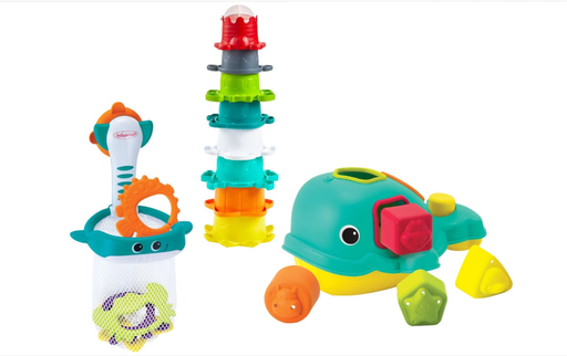[438064] BADSPEELGOED, Ocean Fun Bathtime Playset, Bath, multikleur, kunststof, vanaf 9 maanden