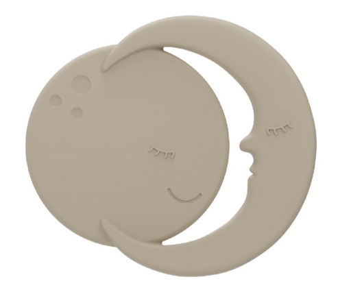 [481618] Label Label | Bijtring Moon Silicone Nougat