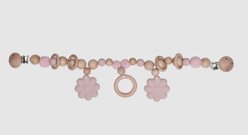 [481623] MAXI-COSI HANGER, Chain stroller, flower pink, roze, uni, hout/siliconen, +activities, vanaf 0 maand