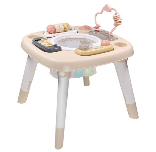 [481641] SPEELTAFEL, 3-in-1 Activity table, zebra, pink-beige, uni, kunststof, +muziek, +activities, vanaf 6 m