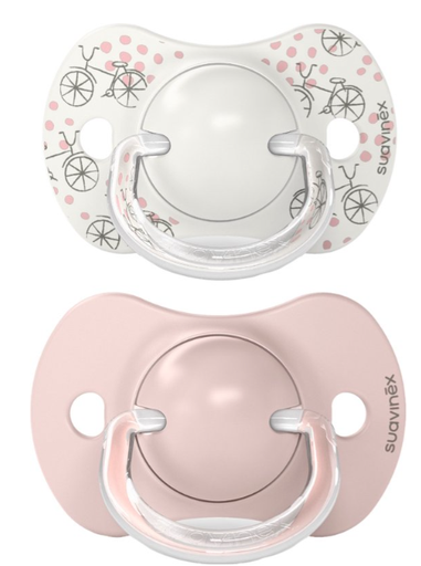 [481713] FOPSPEEN, 0-6m, o/p, sil, A Walk In The Park, nude, roze, siliconen speen, ortho/physio, Duo, 2 stuk(s), 2024