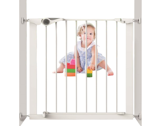 [302033] Noma | Deurhek Klem Wit Easy Fit Gate Basismodel 75/82cm Metaal met Drempel