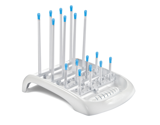 [446083] UITDRUIPREKJE, Deluxe Drying Rack, voor 8 flessen, ook vr toebehoren, met wateropvangbakje, opvouwbaar