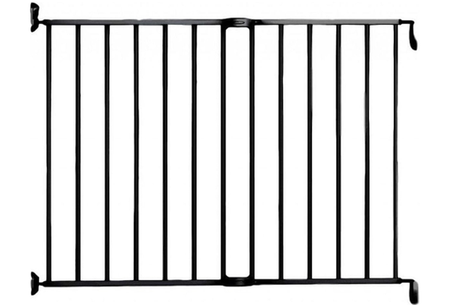 [483353] DEURHEK, Extending Metal Gate, black, breedte basismodel 62 cm, materiaal: metaal, max verlengbaar tot 101 cm