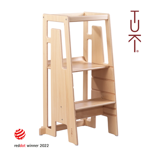 [472660] LEERTOREN, Learning Tower, nature, bruin, uni, H: 90 cm, Br: 90 cm, D: 90 cm, tot max 50 kg, beuk, 2023