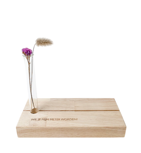 [411574] Minimou | Fotokader Memory Shelf "Wil jij mijn Meter worden?" 24x10x3cm