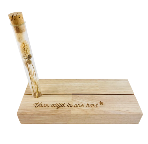 [477851] Minimou | Fotokader Memory Shelf "Voor altijd in ons hart*" Hout