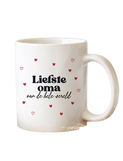 [480971] Minimou | Koffietas "Liefste Oma van de hele wereld" Beats of Love 325ml
