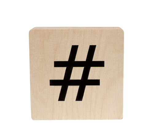 [480739] Minimou | Figuur # Hout 10x10cm