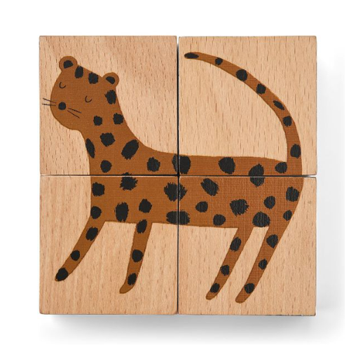 [465092] PUZZEL, Aage, All Together, nature, bruin/multikleur, dieren, hout, vanaf 24 maanden