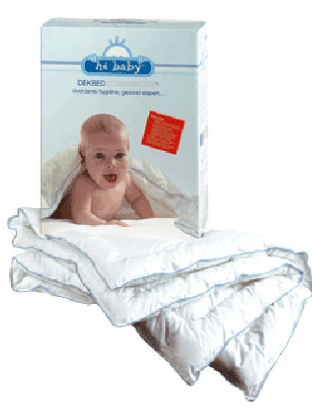 [82793] He Baby | Donsdeken Combatallergy 60° Wasbaar/Droogkast Satijn/Katoen Hoes Vulling:gesilic.hollofilvezel 360gr 100x135 cm