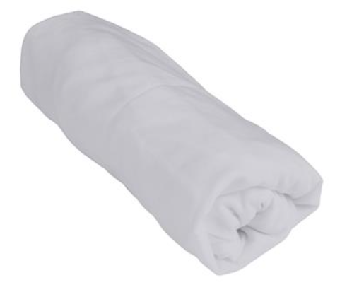 [268532] HOESLAKEN, 75x95cm, cristal grey, grijs, uni, vr park, jersey, 100% katoen, kleur230