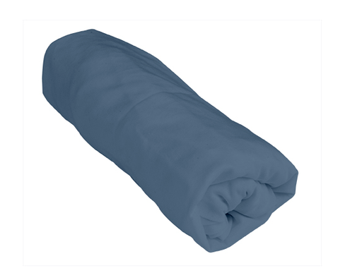 [322143] He Baby | Hoeslaken Badstof Shadow Blue 75x95cm